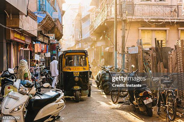 afternoon in jodhpur - india street stock pictures, royalty-free photos & images