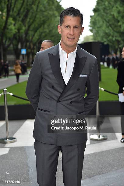 Stefano Tonchi attends the Giorgio Armani 40th Anniversary Silos Opening And Cocktail Reception on April 30, 2015 in Milan, Italy.