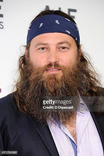 Willie Robertson attends A+E Network's 2015 Upfront at Park Avenue Armory on April 30, 2015 in New York City.