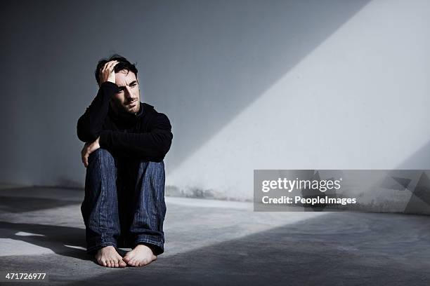 he's been suffering from depression lately - guilty stock pictures, royalty-free photos & images