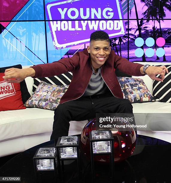 Bryshere Y. Gray visits the Young Hollywood Studio on April 29, 2015 in Los Angeles, California.