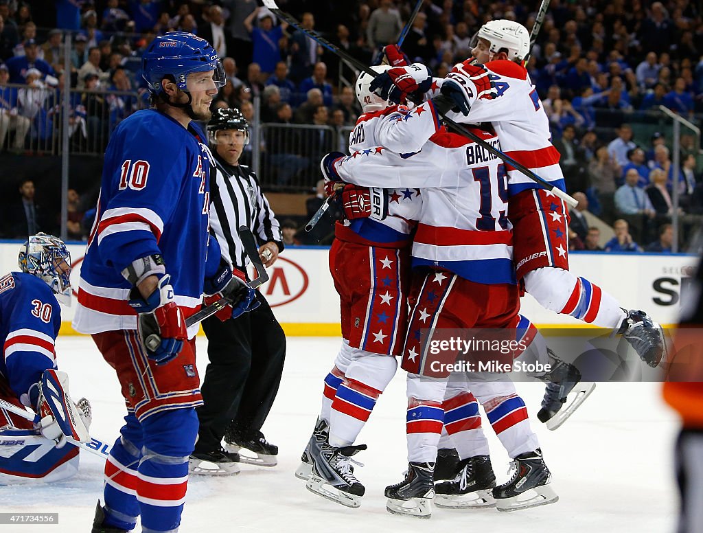 Washington Capitals v New York Rangers - Game One