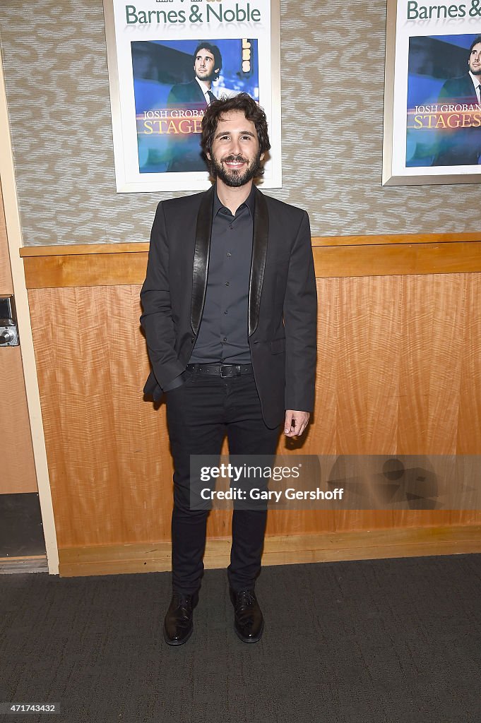 Josh Groban Signs Copies Of His CD "Stages"