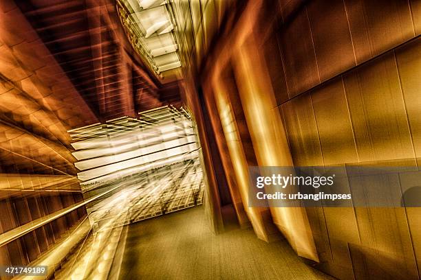 abstract dynamic architecture - wall cladding stock pictures, royalty-free photos & images