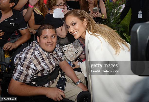 Red Carpet -- Pictured: Jennifer Lopez arrives at the 2015 Billboard Latin Music Awards, from Miami, Florida at the BankUnited Center, University of...