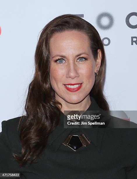 Miriam Shor attends the "5 Flights Up" New York premiere at BAM Rose Cinemas on April 30, 2015 in the Brooklyn borough of New York City.