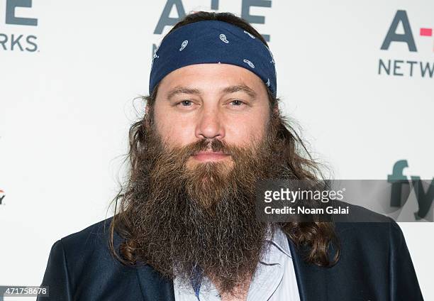 Personality Willie Robertson attends the 2015 A+E Network Upfront at Park Avenue Armory on April 30, 2015 in New York City.