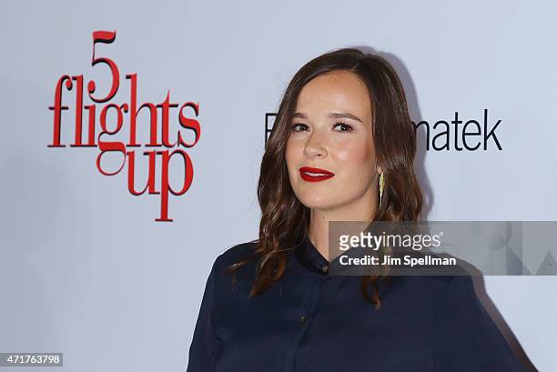 Claire van der Boom attends the "5 Flights Up" New York premiere at BAM Rose Cinemas on April 30, 2015 in the Brooklyn borough of New York City.