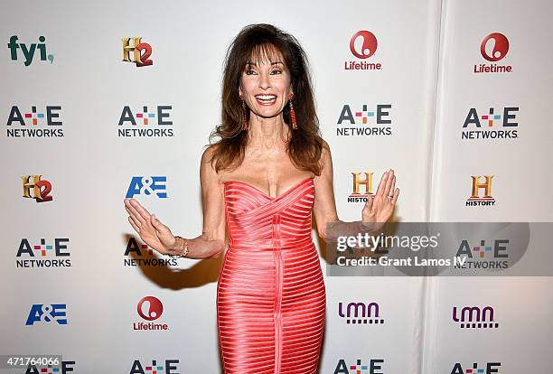 Susan Lucci attends the 2015 A+E Networks Upfront on April 30, 2015 in New York City.