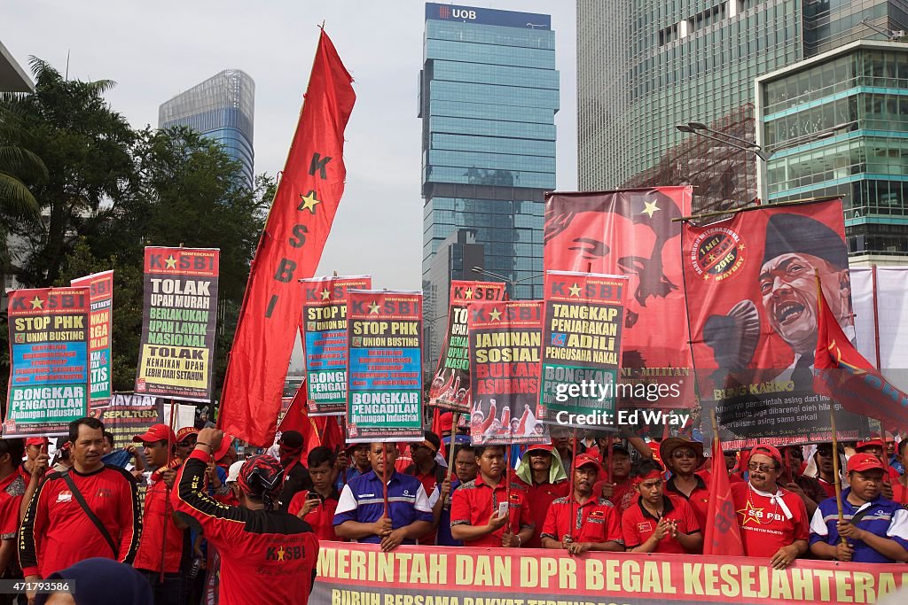 Indonesians Gather For May Day Rally