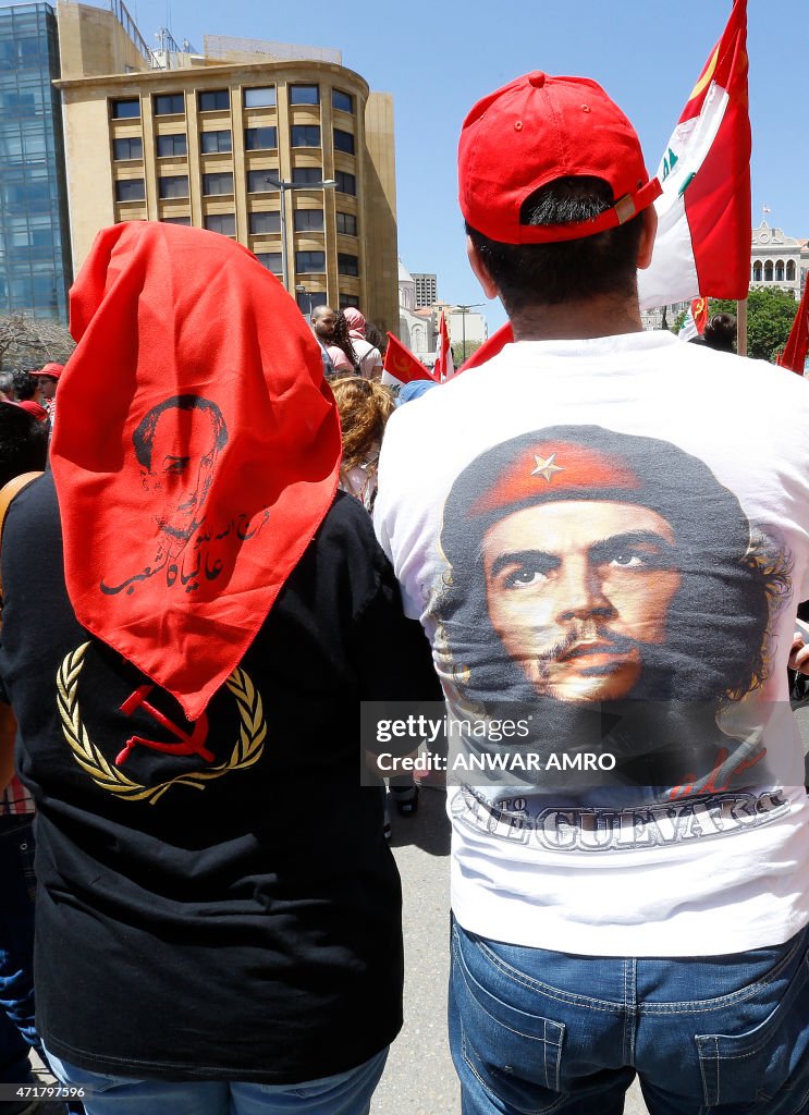 LEBANON-MAY1-PROTEST-LABOUR