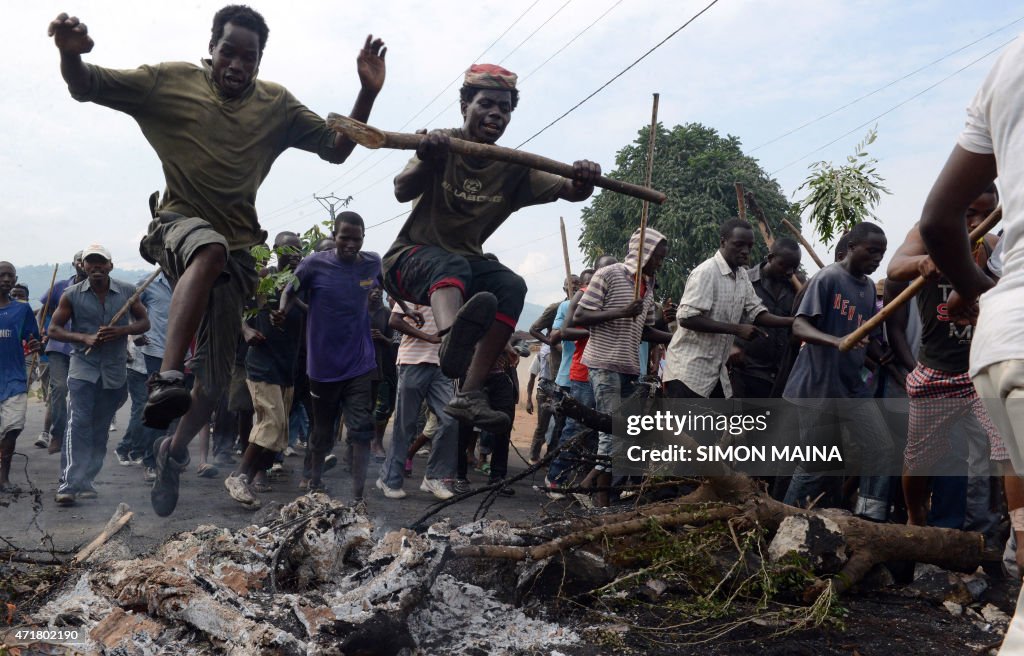 TOPSHOT-BURUNDI-POLITICS-UNREST