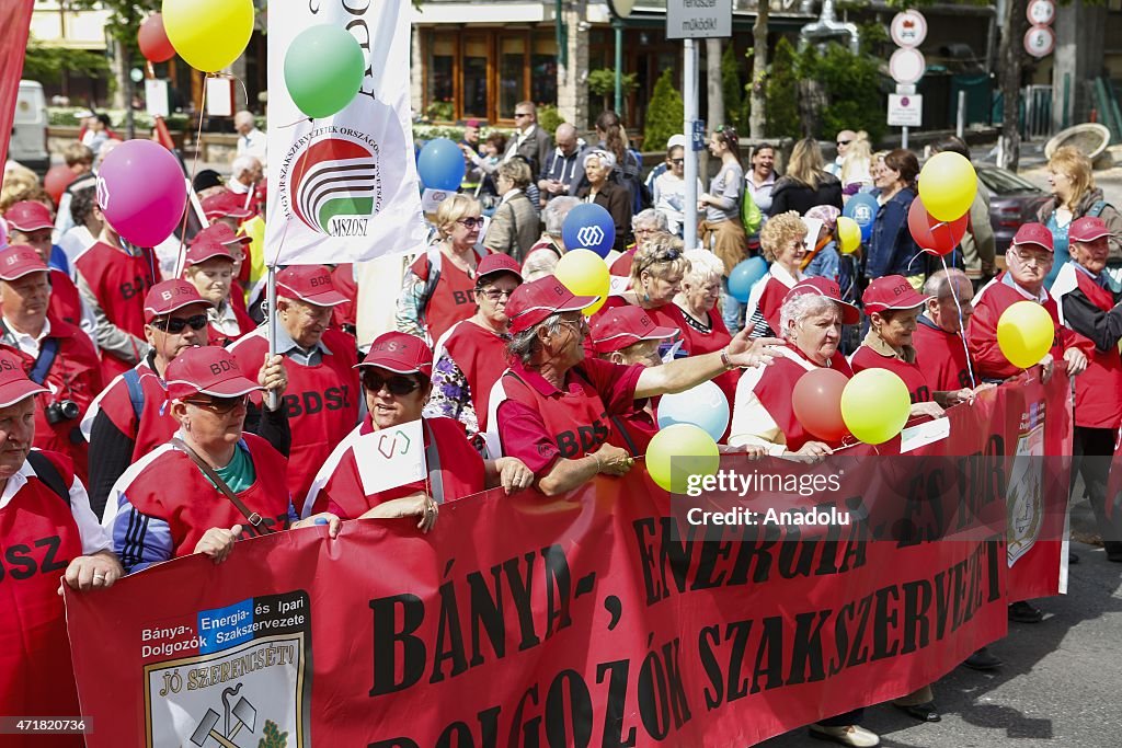 May Day Events And Protests In Budapest