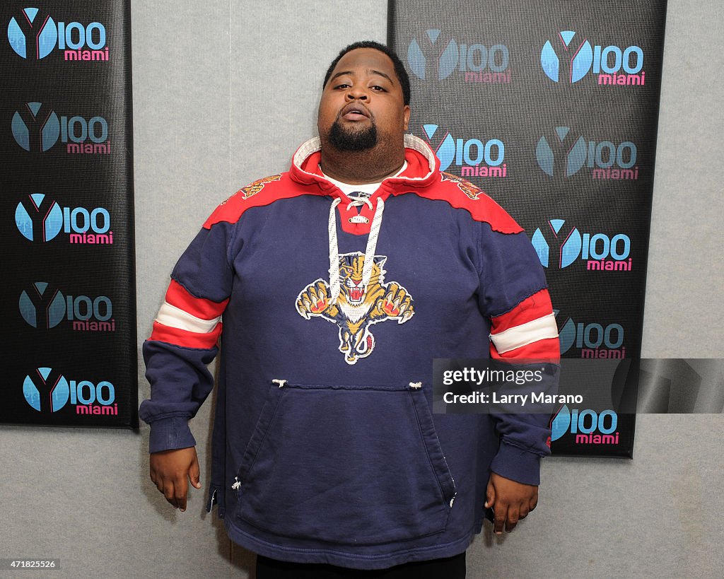 Lunch Money Lewis Visits Y100 Radio