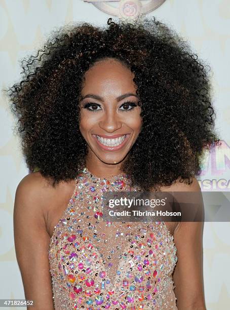 Allison Semmes attends 'Motown The Musical' opening night at the Pantages Theatre on April 30, 2015 in Hollywood, California.