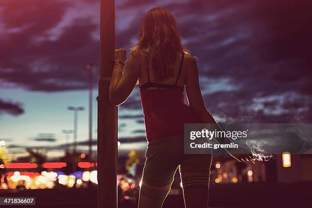 street prostitute of eastern europe - streetwalker stock pictures, royalty-free photos & images