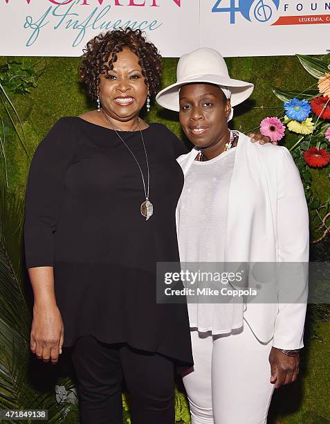 Radio personality Robin Quivers and singer/songwriter Andrea Martin attend the T.J. Martell Foundation's Women of Influence Awards on May 1, 2015 in...