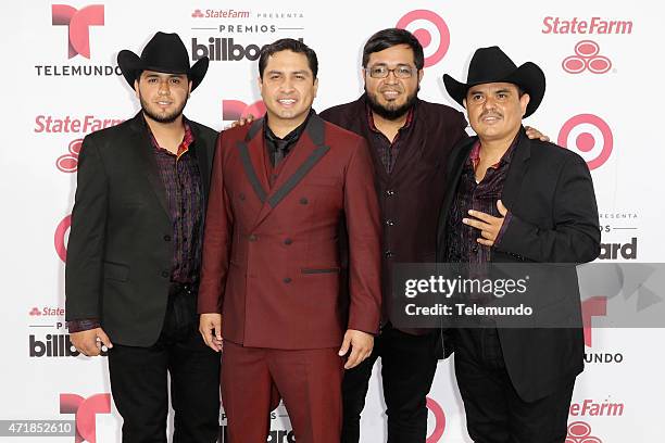 Red Carpet -- Pictured: Julión Álvarez Y Su Norteño Banda arrive at the 2015 Billboard Latin Music Awards, from Miami, Florida at the BankUnited...