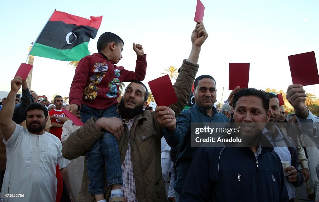 Libyans hold demonstration in Tripoli