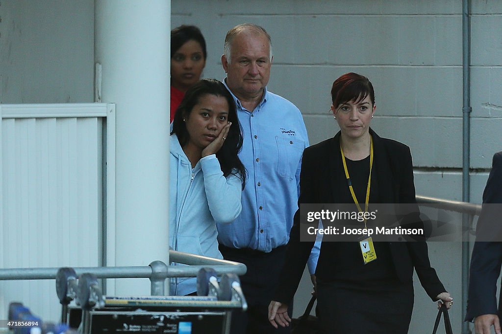 BALI NINE Bodies Arrive At Sydney Airport