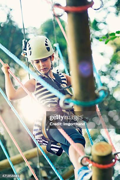 Kids Ropes Course Photos and Premium High Res Pictures - Getty Images