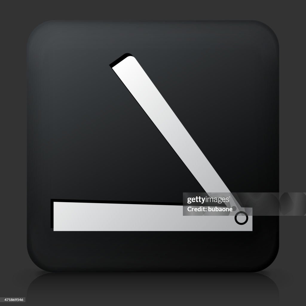 Black Square Button With Straight Razor High-Res Vector Graphic - Getty ...
