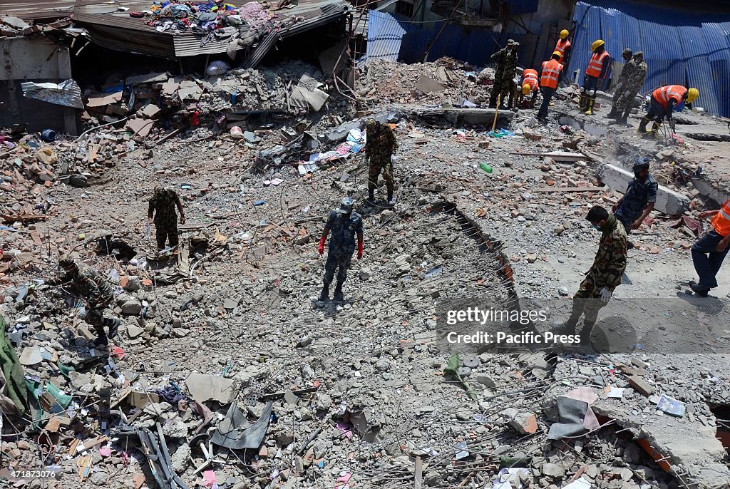 Rescue work in progress by Indian NDRF and Nepal police at...