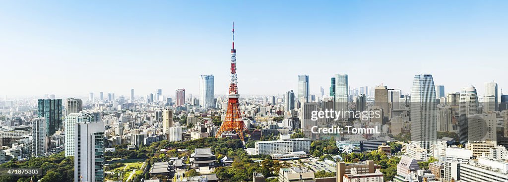 Panorama of Tokyo, Japan