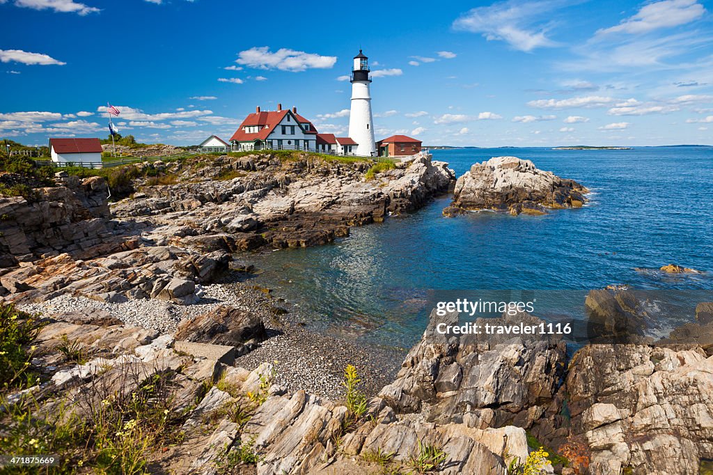 Portland Head Lighthouse In Maine, USA