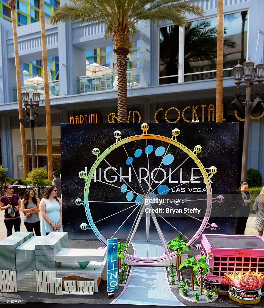 Charm City Cakes, Featured In Food Network's Ace Of Cakes, Created A 3-Foot Tall Cake Featuring The High Roller At The LINQ In Las Vegas, Nevada