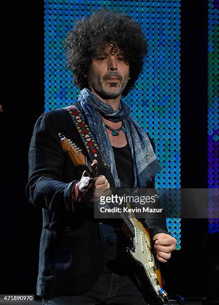 Doyle Bramhall II performs at the Eric Clapton's 70th Birthday Concert Celebration at Madison Square Garden on May 1, 2015 in New York City.