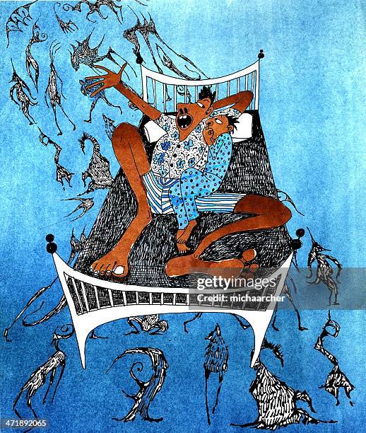 bedtime story - bedtime story stock illustrations