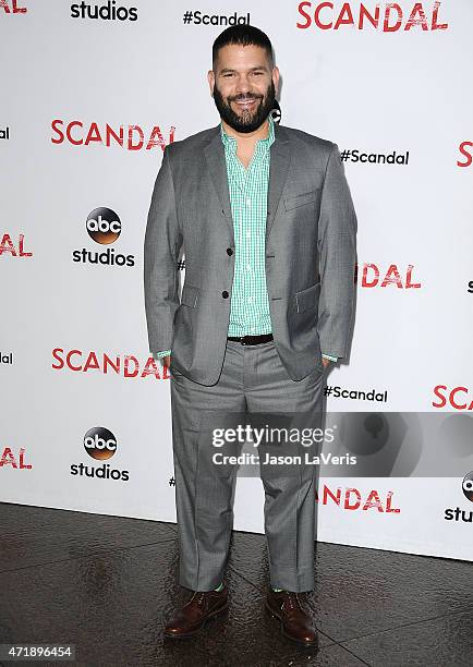 Actor Guillermo Diaz attends the "Scandal" ATAS event at Directors Guild Of America on May 1, 2015 in Los Angeles, California.