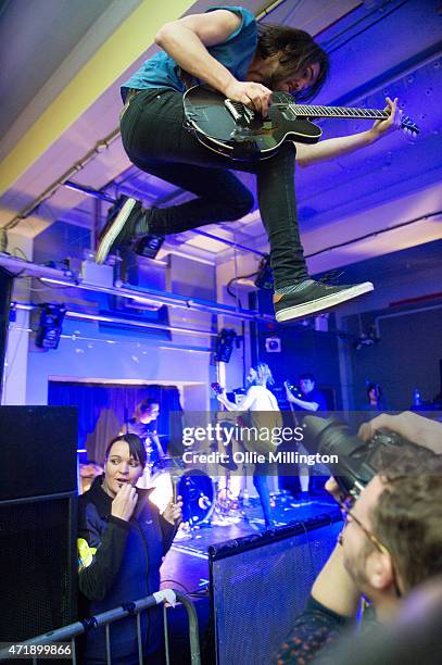 Matt Reynolds of Baby Godzilla performs during Day 1 of Handmade Festival 2015 at O2 Academy Leicester on May 1, 2015 in Leicester, United Kingdom