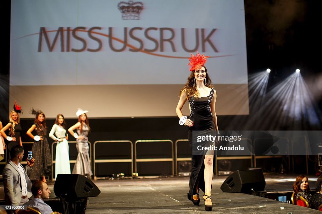 Miss USSR beauty pageant in the UK