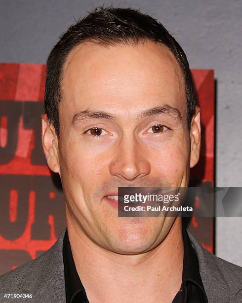 Actor Chris Klein attends the "Out Of The Burning Blue" special cast screening and party at Avalon on May 1, 2015 in Hollywood, California.