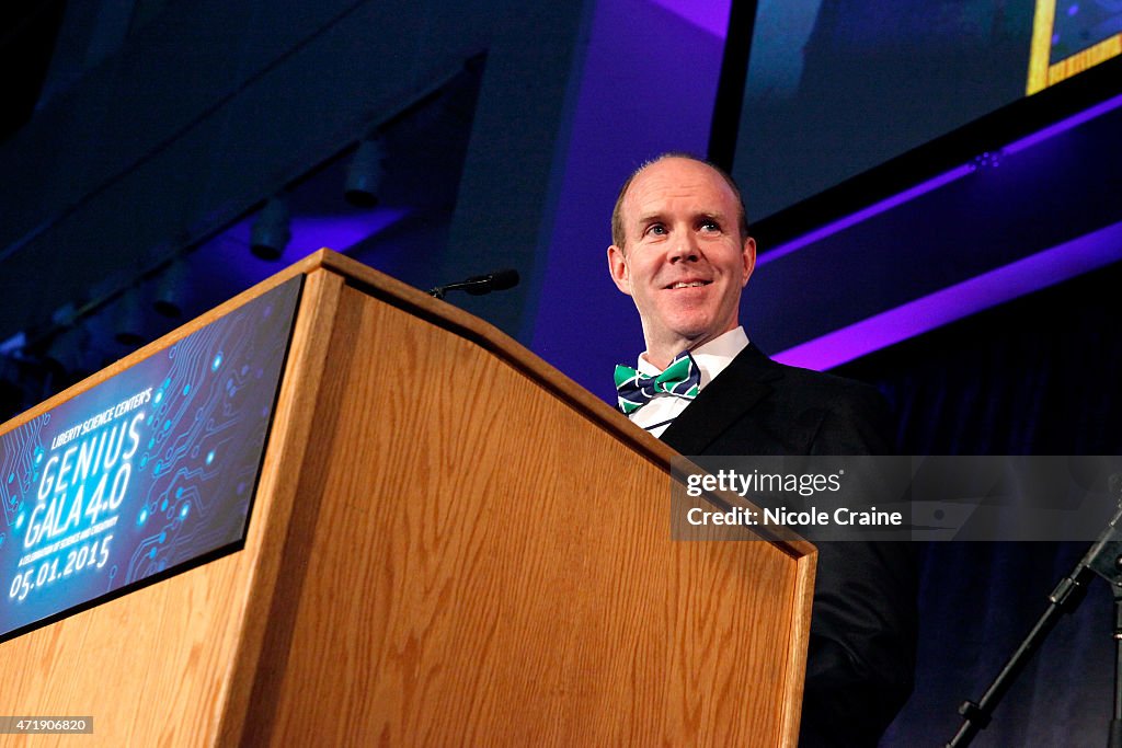 Stephen Howe Stephen R. Howe Jr. speaks onstage during Liberty Science Center's ...