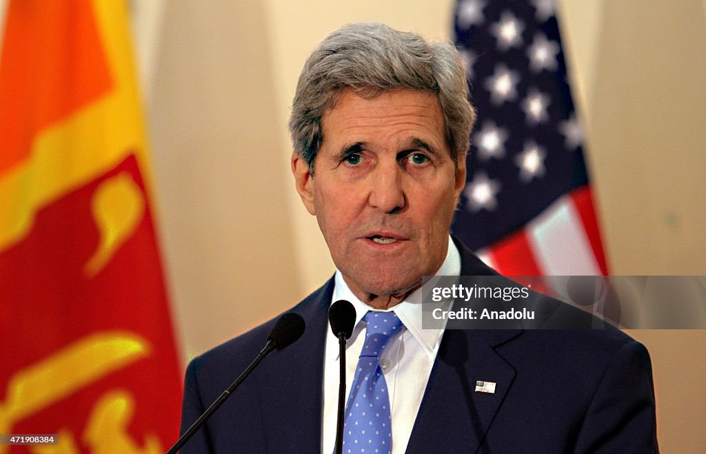US Secretary of State John Kerry visits Sri Lanka