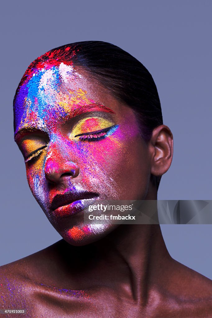 Creative Colourful Powder Dark Beauty