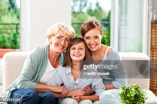 3 Generace Three Generation High-Res Stock Photo - Getty Images