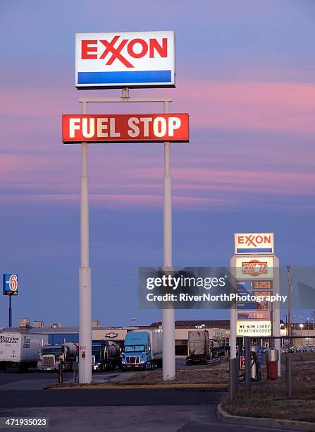 exxon - exxon mobil stock-fotos und bilder