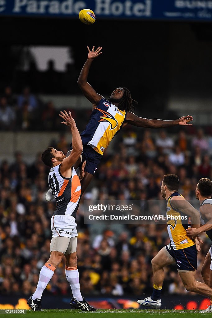 AFL Rd 5 - West Coast v Greater Western Sydney