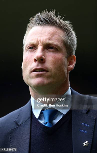 Millwall manager Neil Harris looks on ahead of the Sky Bet Championship match between Wolverhampton Wanderers and Millwall at Molineux on May 2, 2015...