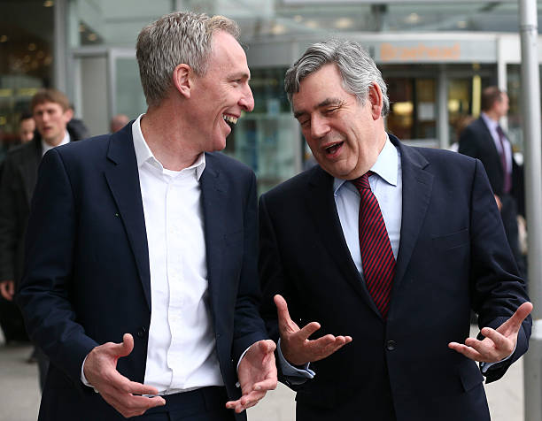 GBR: Jim Murphy And Gordon Brown Campaign Together