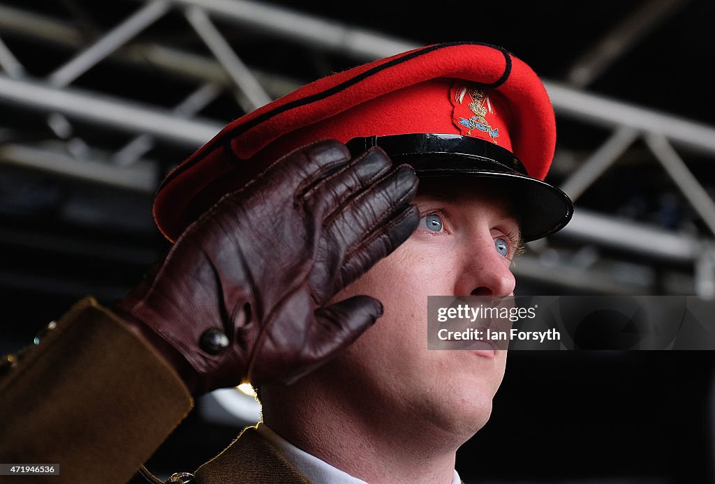 The Queen & Duke Of York Attend The Amalgamation Parade Of The Queen's Royal Lancers  And 9th/12th Royal Lancers