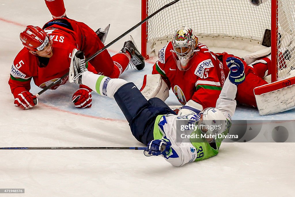 Belarus v Slovenia - 2015 IIHF Ice Hockey World Championship