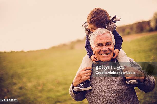 grandpa and me - old man laughing and glasses stock pictures, royalty-free photos & images