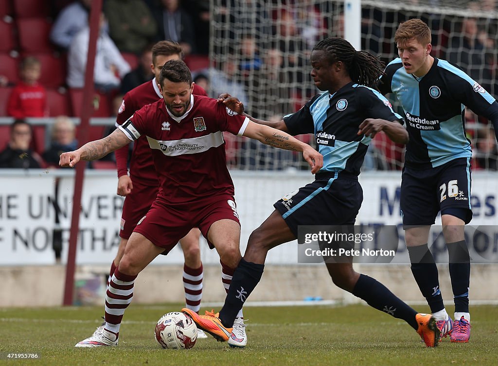 Northampton Town v Wycombe Wanderers - Sky Bet League Two