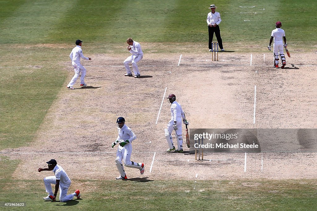 West Indies v England - 3rd Test: Day Two