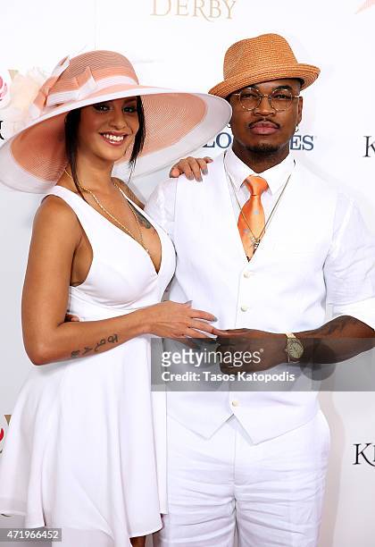 Crystal Renay and Ne-Yo attend the 141st Kentucky Derby at Churchill Downs on May 2, 2015 in Louisville, Kentucky.